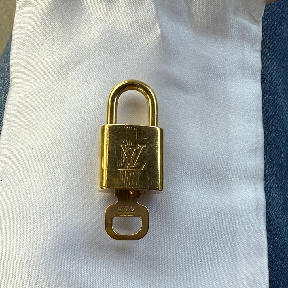 Louis Vuitton Gold Lock and Key #335
